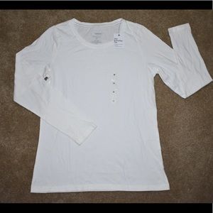 Long sleeve white Tee